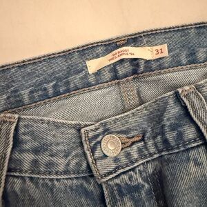 Levi's Light Blue Baggy Jeans